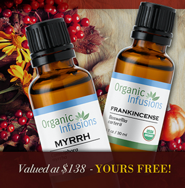 Black Friday: FREE Frankincense (1 oz) and Myrrh (1 oz) Essential Oils