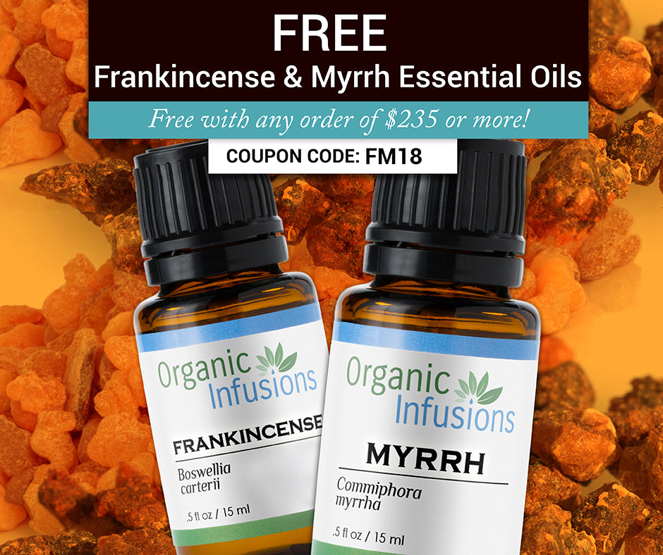 FREE Frankincense & Myrrh Essential Oils!