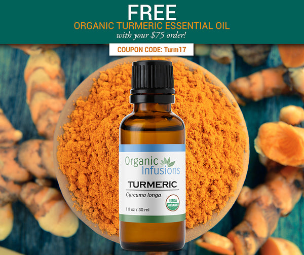 FREE Organic Turmeric Essential Oil